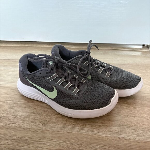 👟 Nike LunarConverge Running Shoes | Grey & Mint Green - Picture 1 of 6